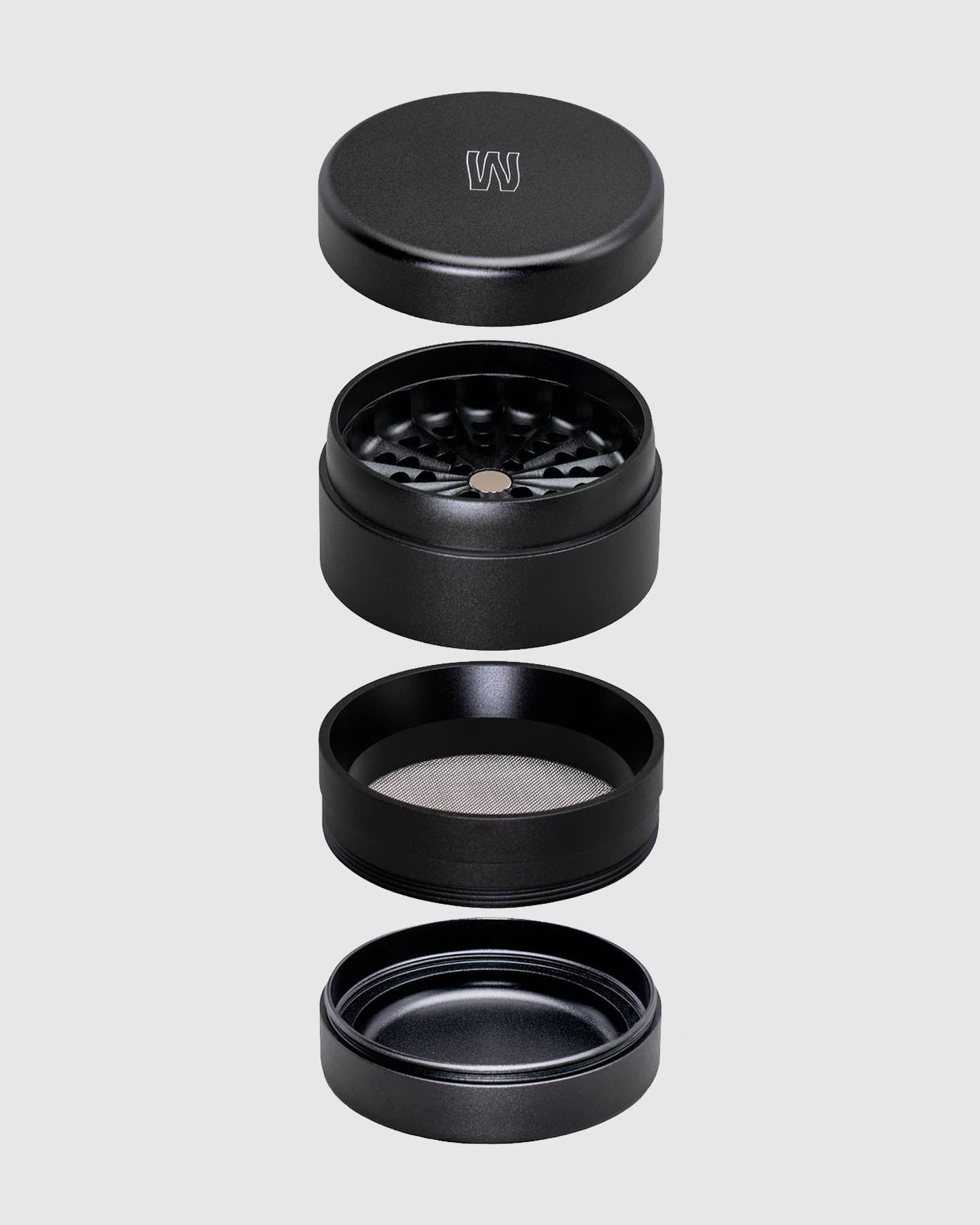 exploded view of toothless grinder
