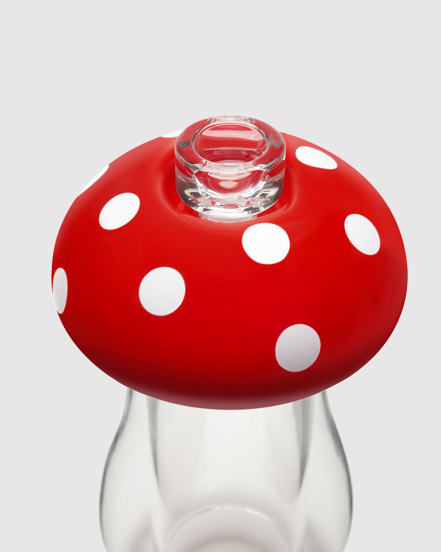 mushroom gravity bong top view