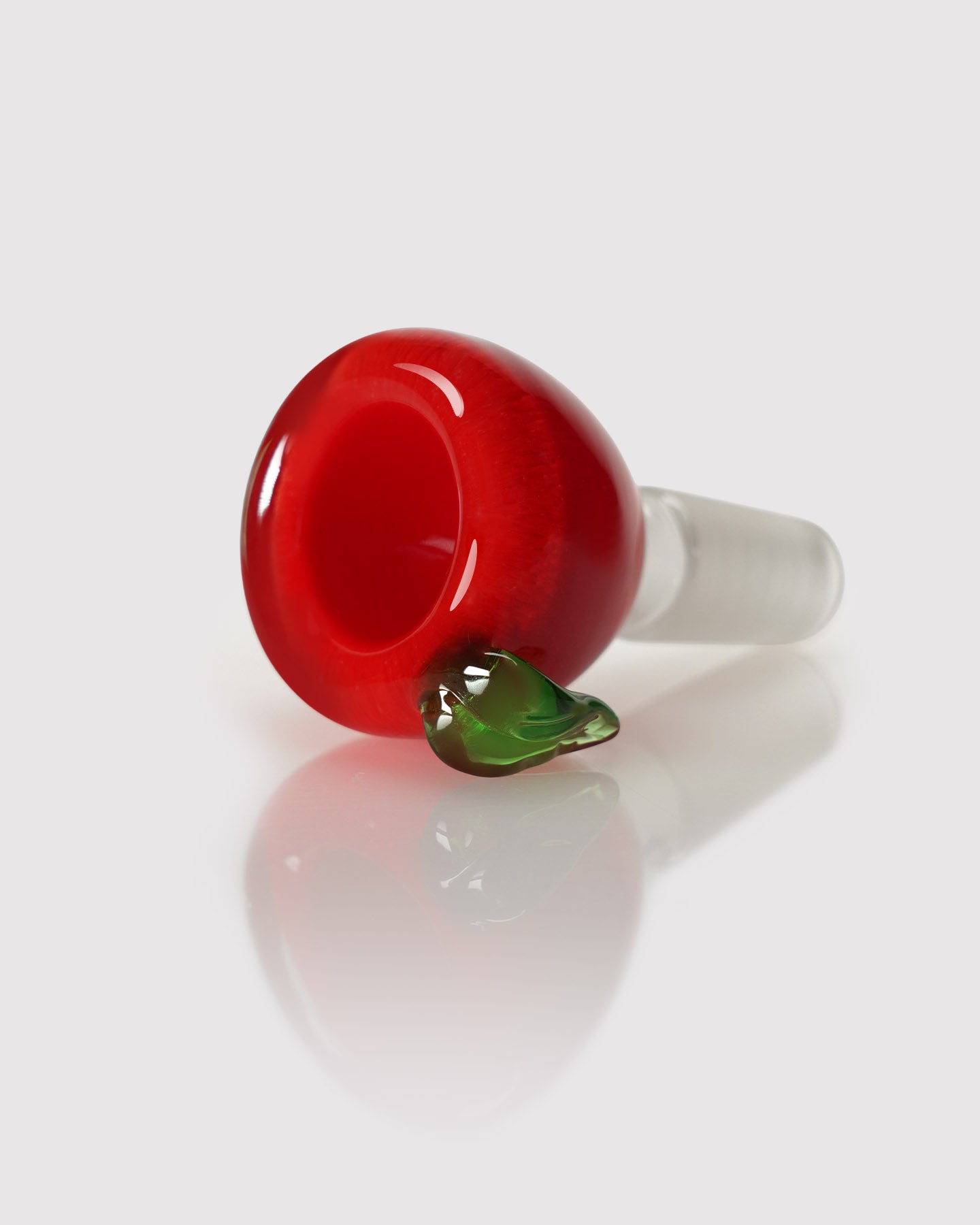 14mm cherry bong bowl against white background