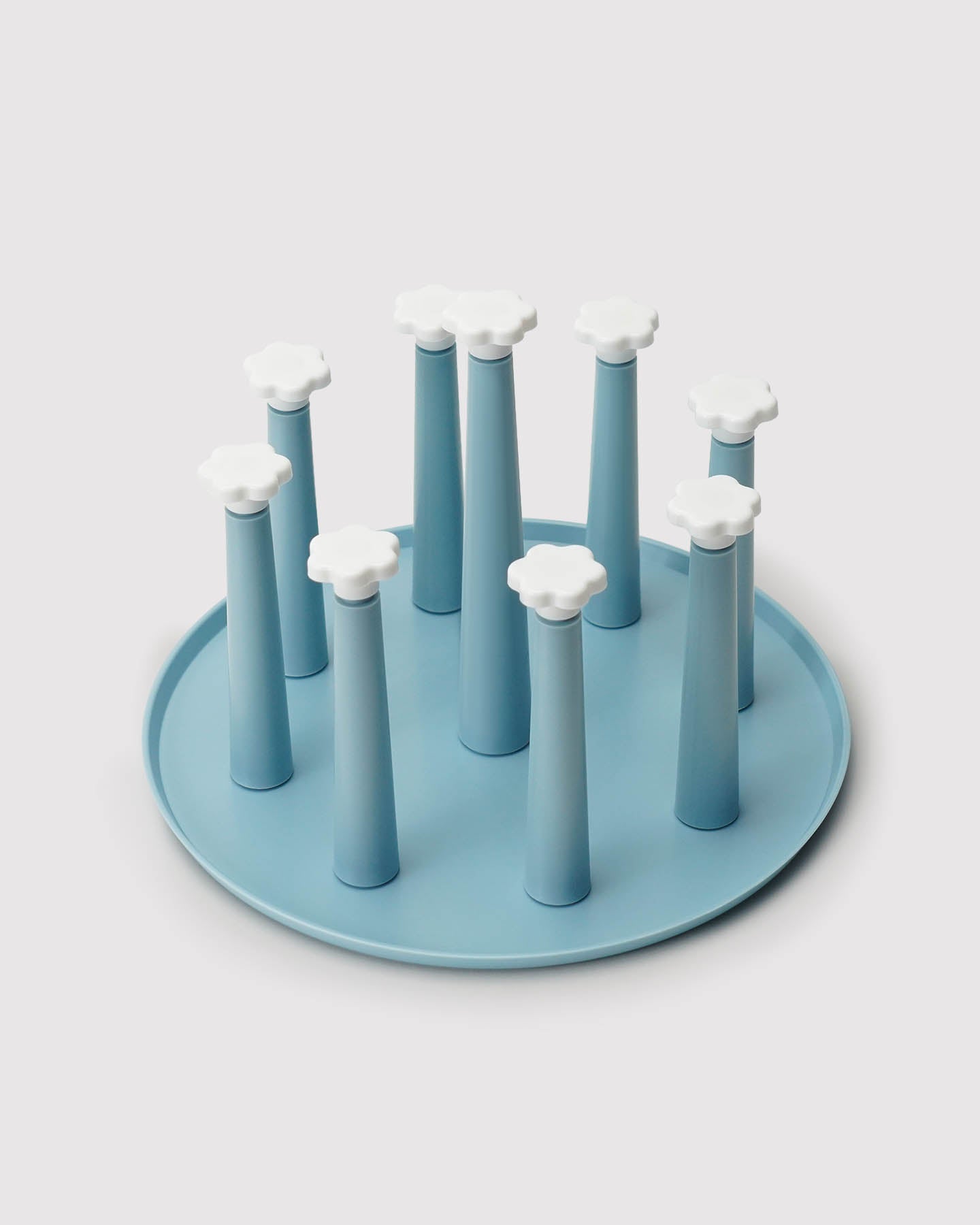 blue drying rack for bongs