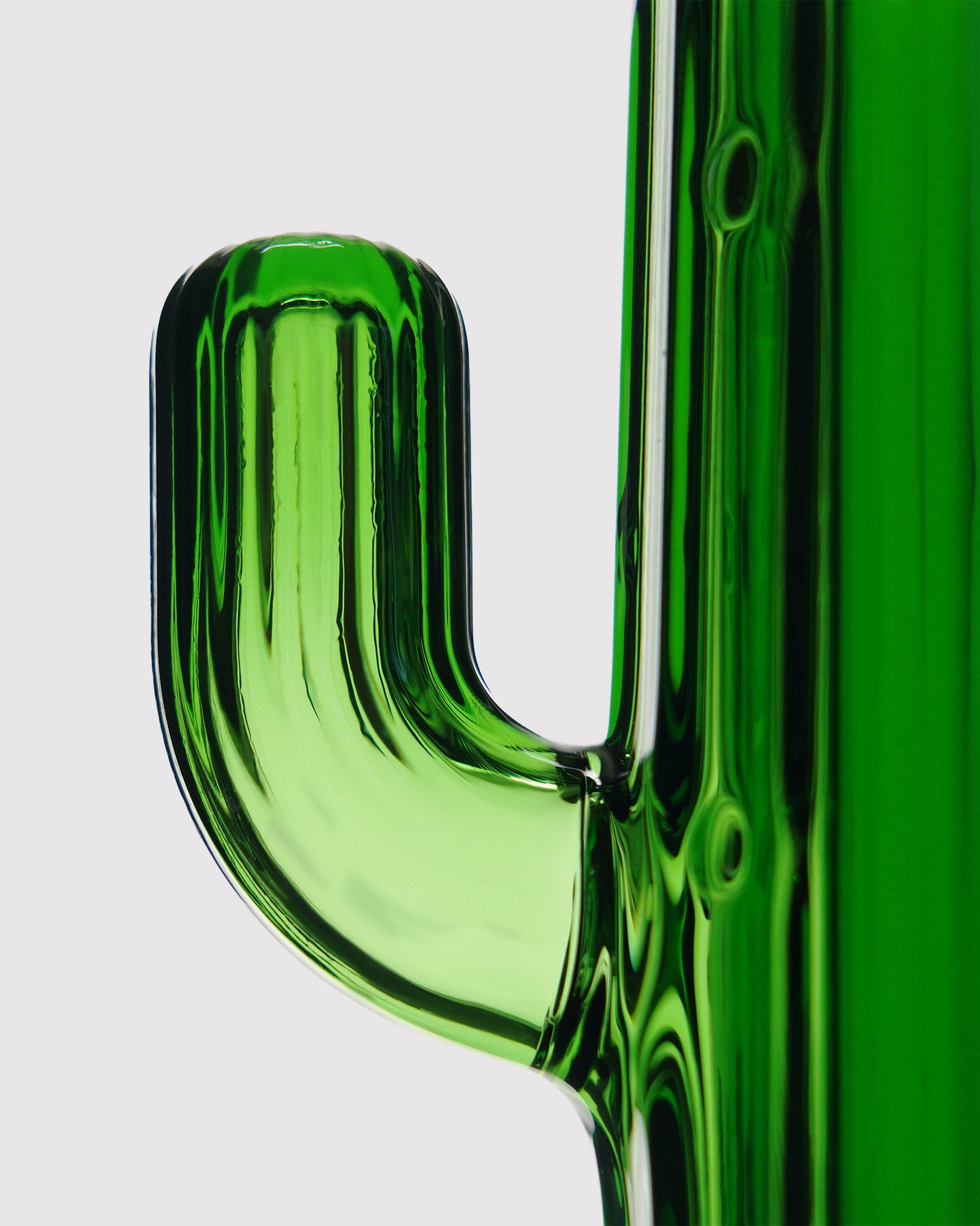 closeup of cactus gravity bong 